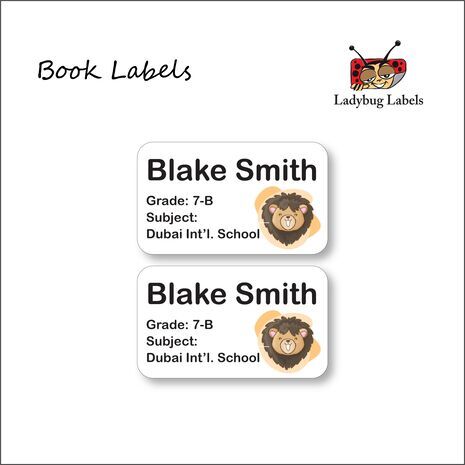 Sheep in Glasses-Pack of 40 Book Labels