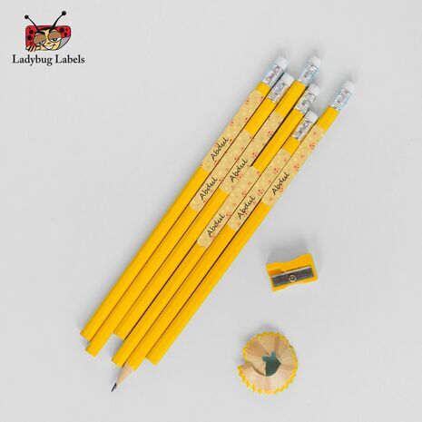 Brown Tiger-Pack of 30 Pencil Waterproof Labels