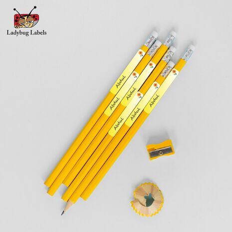 Vintage Flower-Pack of 30 Pencil Waterproof Labels