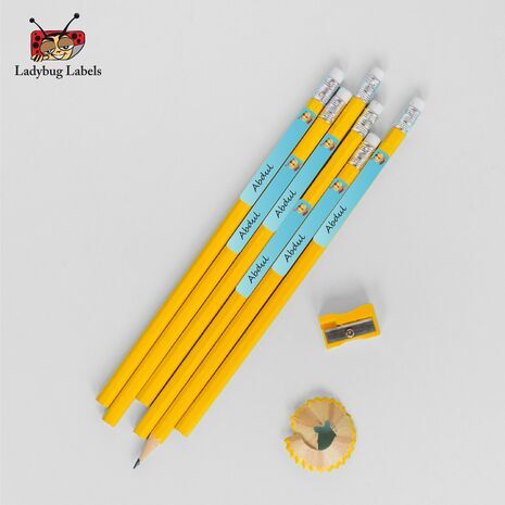 Cheetah-Pack of 30 Pencil Waterproof Labels