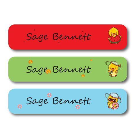Cute Ducky-Pack of 30 Pencil labels