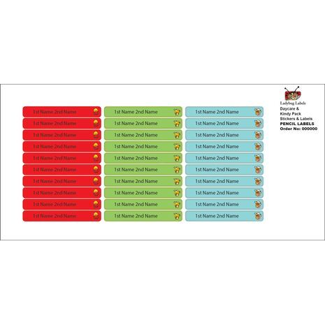 Cute Ducky-Pack of 30 Pencil labels