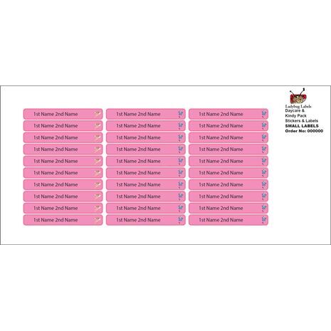 Little Fairy-Pack of 30 Small Waterproof Labels