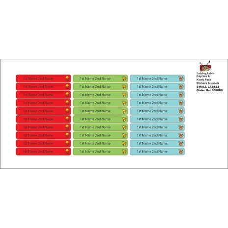 Cute Ducky-Pack of 30 Small Waterproof Labels