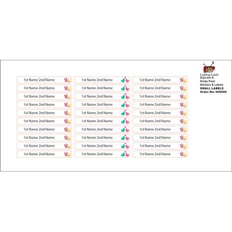 ​Love Birds-Pack of 30 Small Waterproof Labels