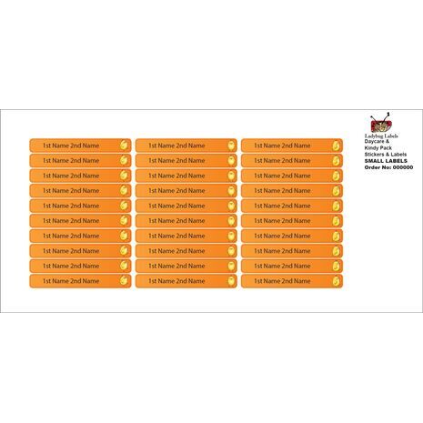 Dancing Chicken-Pack of 30 Small Waterproof Labels