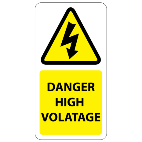 ​Danger High Voltage Labels