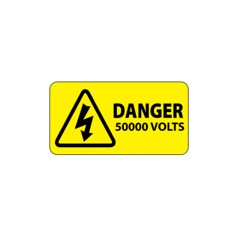 ​Danger 110 Volts Labels 50x50mm