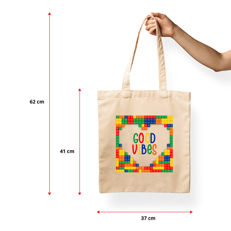 Ajooba Canvas Bag-Good Vibes