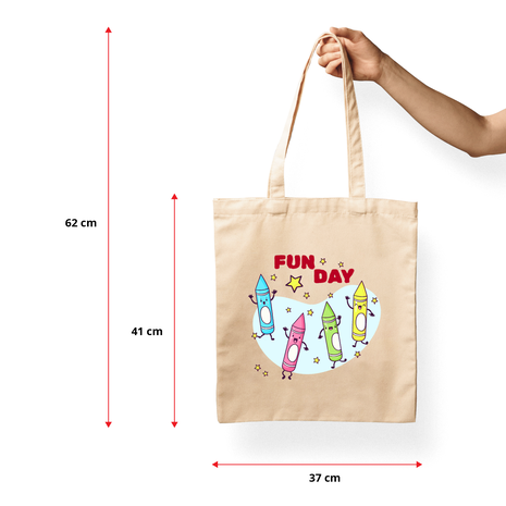 Ajooba Canvas Bag-Fun Day