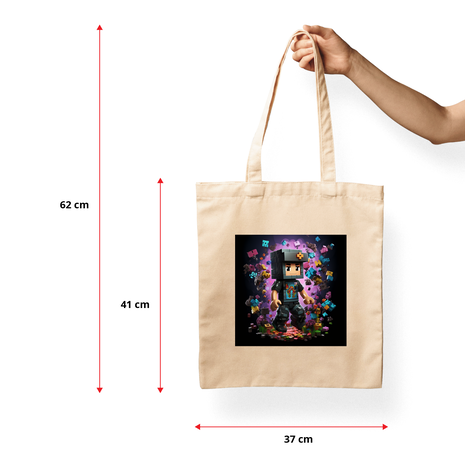 Ajooba Canvas Bag-Running Lego