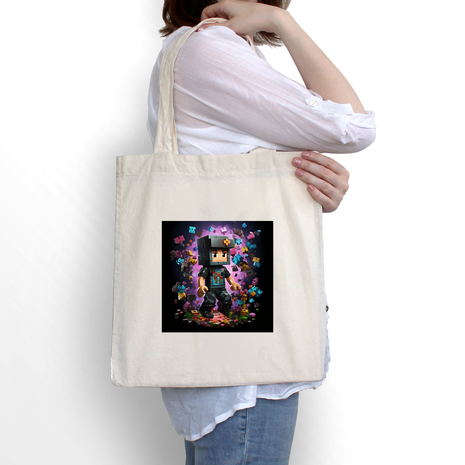 Ajooba Canvas Bag-Running Lego