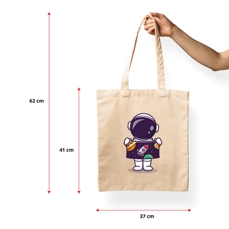 Ajooba Canvas Bag-Space Man