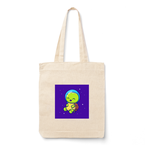Ajooba Canvas Bag-Space Turtle