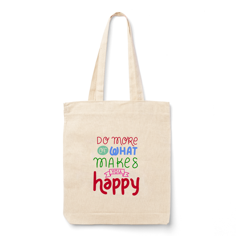 Ajooba Canvas Bag-Happy