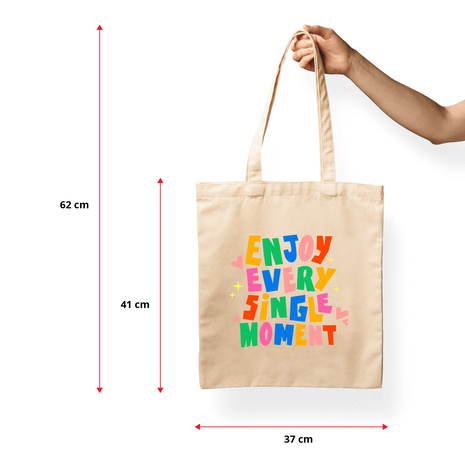 Ajooba Canvas Bag-Enjoy Moments