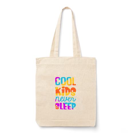 Ajooba Canvas Bag-Never Sleep