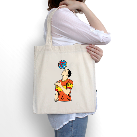 Ajooba Canvas Bag-Football Heading