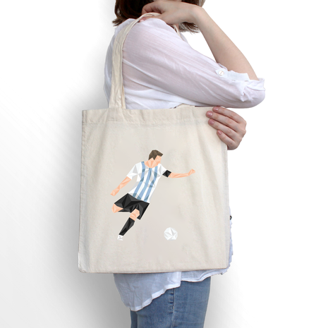 Ajooba Canvas Bag-Crystal Messi