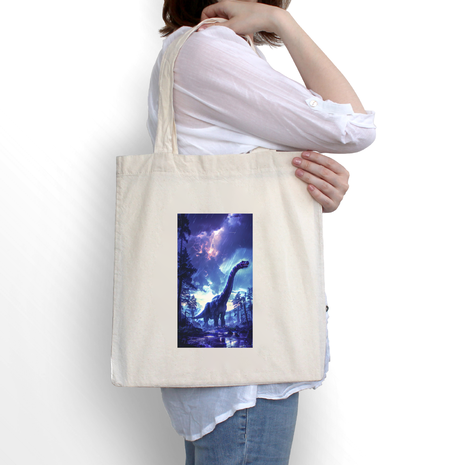 Ajooba Canvas Bag-Huge Dinosur