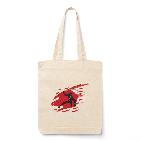 Ajooba Canvas Bag-Ninja Fighter