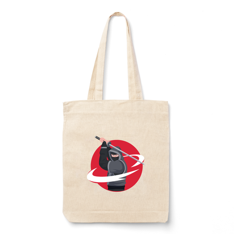 Ajooba Canvas Bag-Ninja Man