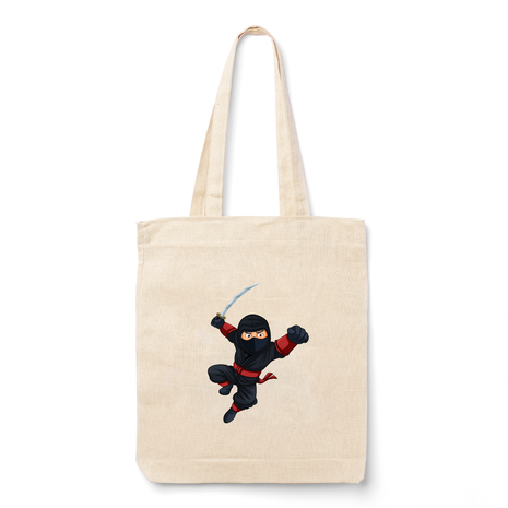 Ajooba Canvas Bag-Ninja Warrior
