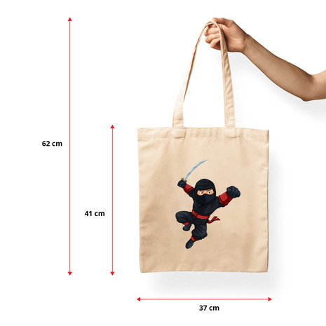 Ajooba Canvas Bag-Ninja Warrior