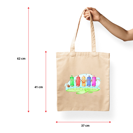Ajooba Canvas Bag-Pencil Friends