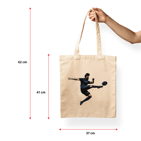 Ajooba Canvas Bag- Kicking Ball