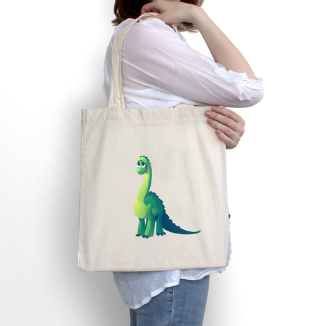 Ajooba Canvas Bag-Dino Couples