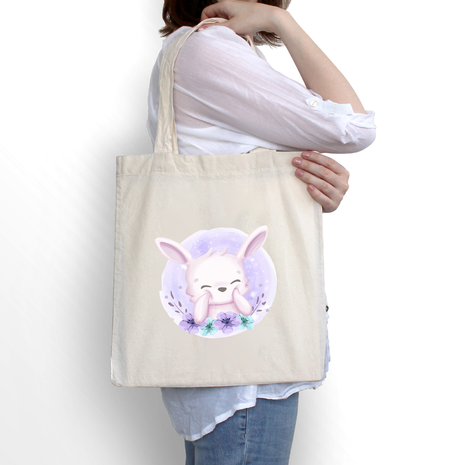 Ajooba Canvas Bag-Cute Puppy