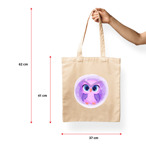 Ajooba Canvas Bag-Owl