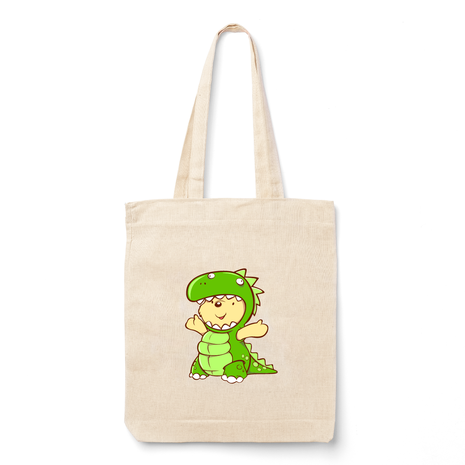 Ajooba Canvas Bag-Dino Costume