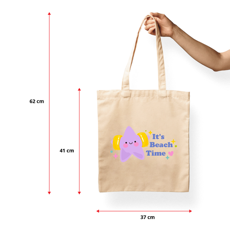 Ajooba Canvas Bag-Beach Time