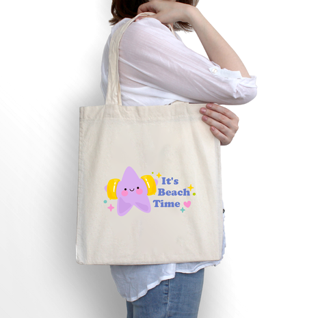 Ajooba Canvas Bag-Beach Time