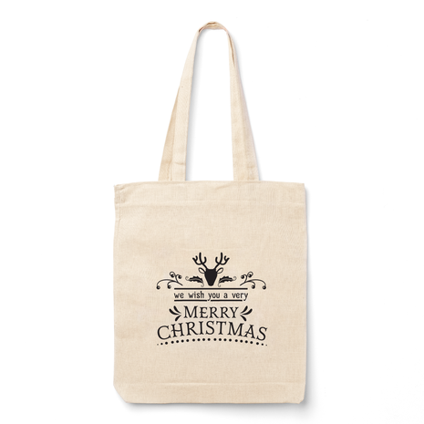 Ajooba Canvas Bag-Merry Christmas 2