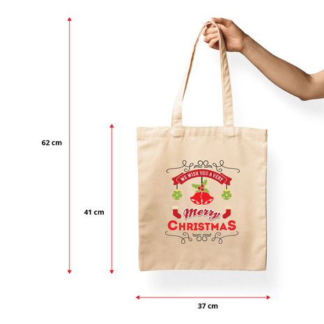 Ajooba Canvas Bag-Merry Christmas 7