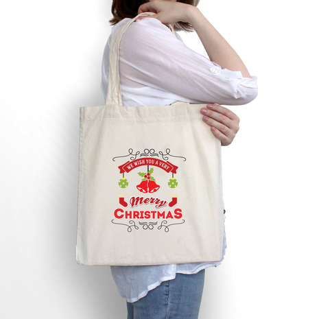 Ajooba Canvas Bag-Merry Christmas 7