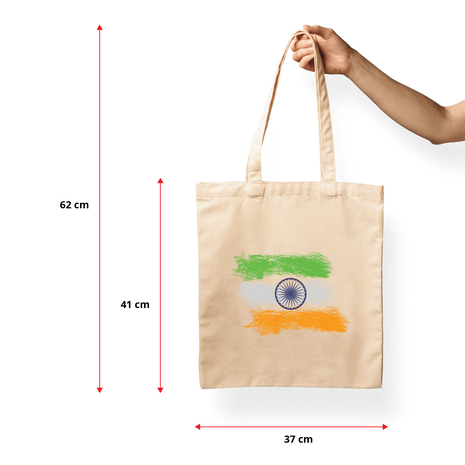 Ajooba Canvas Bag-Indian Flag 2