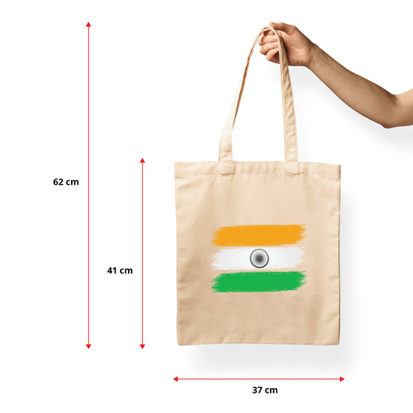 Ajooba Canvas Bag-Indian Flag 3