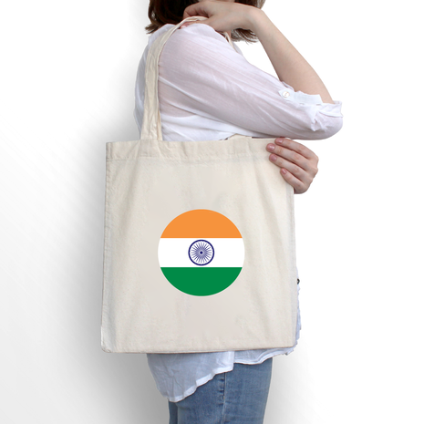Ajooba Canvas Bag-Indian Flag 4