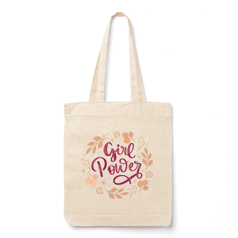 Ajooba Canvas Bag-Girl Power