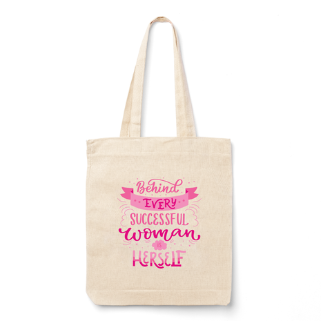 Ajooba Canvas Bag-Successful Woman