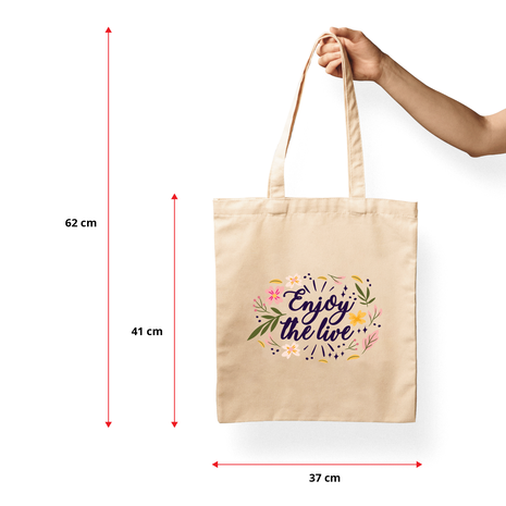 Ajooba Canvas Bag-Enjoy the Live