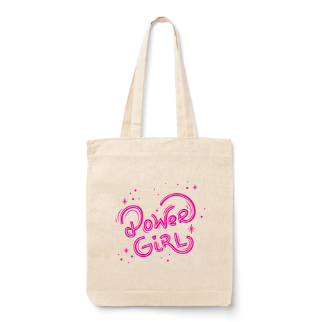Ajooba Canvas Bag-Power Girl