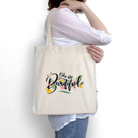 Ajooba Canvas Bag-You Are Beautiful