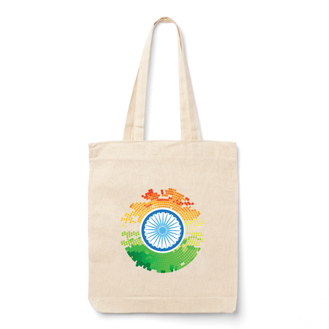 Ajooba Canvas Bag-Indian Flag 5