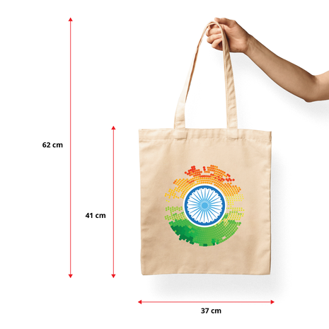 Ajooba Canvas Bag-Indian Flag 5