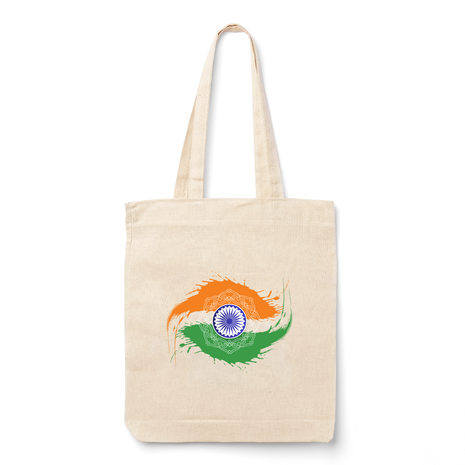 Ajooba Canvas Bag-Indian Flag 6